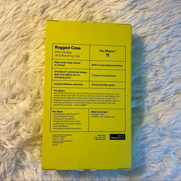 ✨protect onn. iphone 11 clear rugged case with holster✨ - Picture 9 of 9